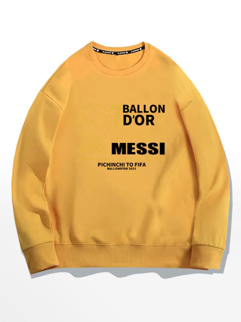 Muška Majica Messi Ballon D'or - Žuta