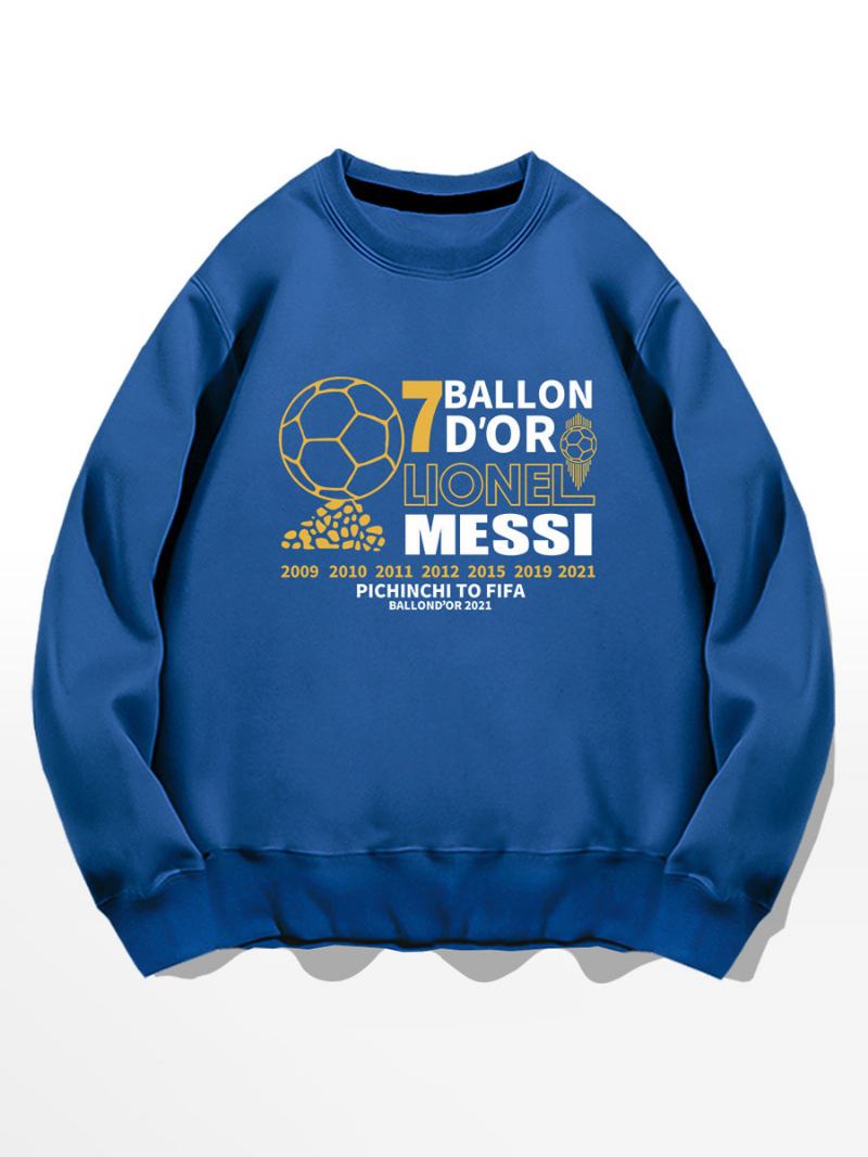 Muška Majica Messi Ballon D'or - Plava