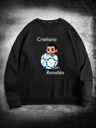 Muška Majica S Majicom Ronaldo Gornji Dio Dugih Rukava