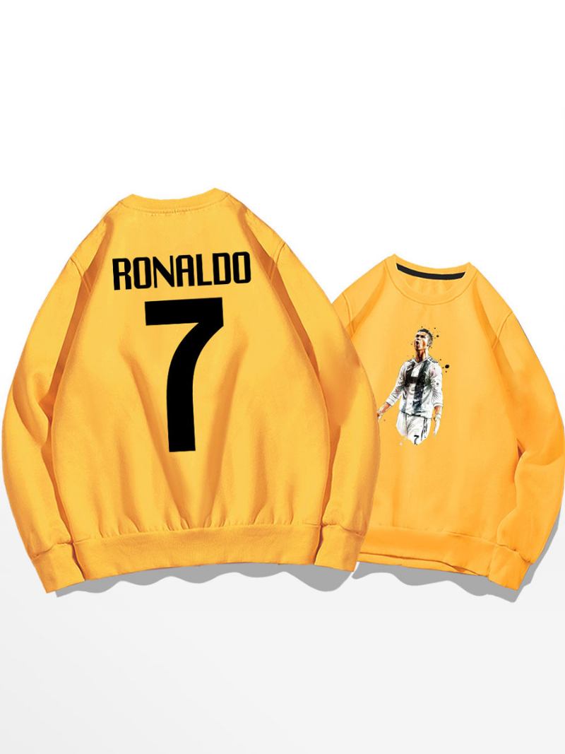 Muška Majica Za Treniranje Cristiano Ronaldo Broj 7 - Žuta