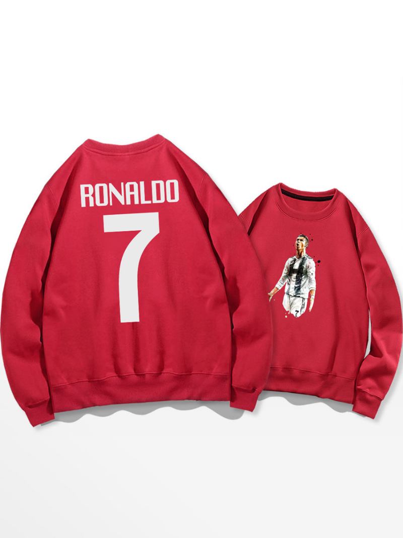 Muška Majica Za Treniranje Cristiano Ronaldo Broj 7 - Crvena