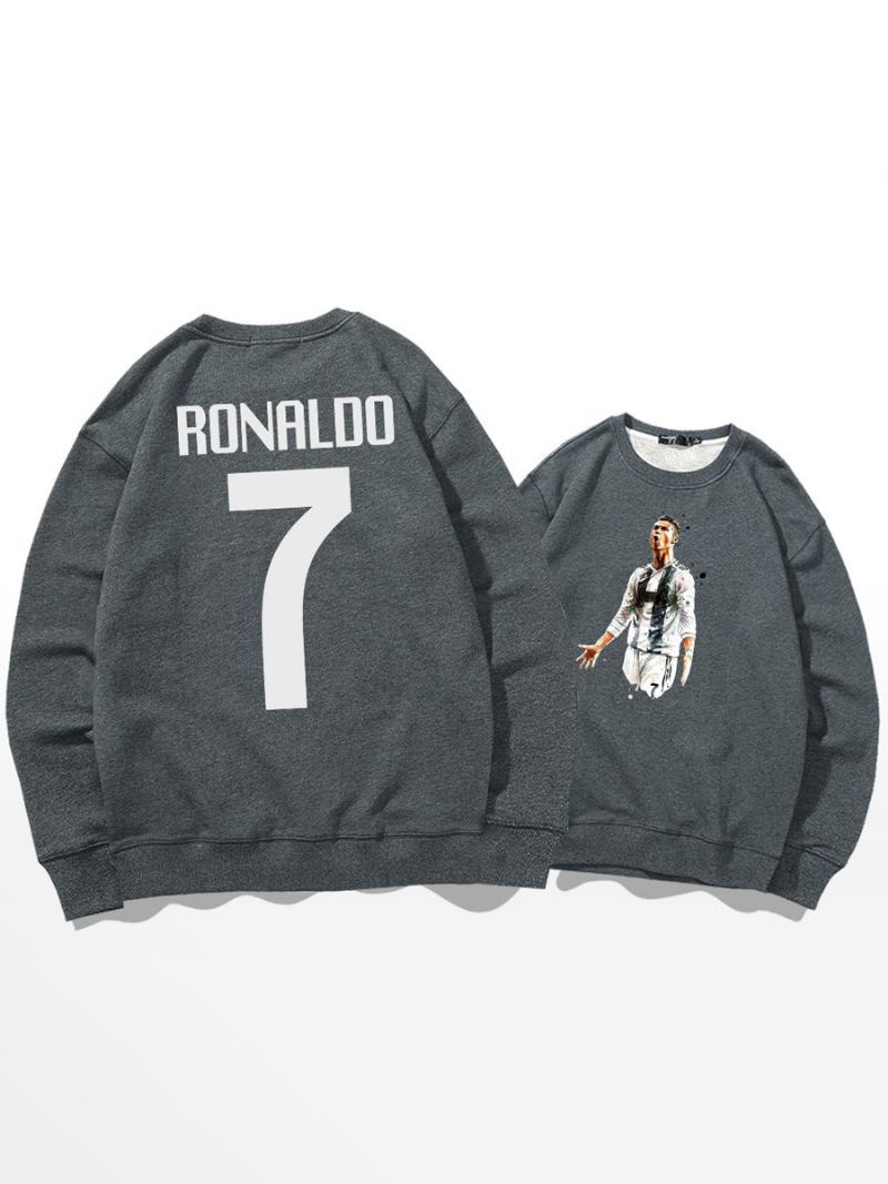 Muška Majica Za Treniranje Cristiano Ronaldo Broj 7 - Siva