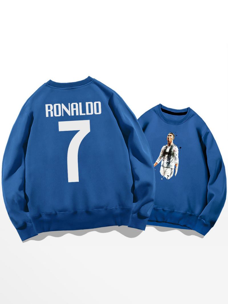 Muška Majica Za Treniranje Cristiano Ronaldo Broj 7 - Plava