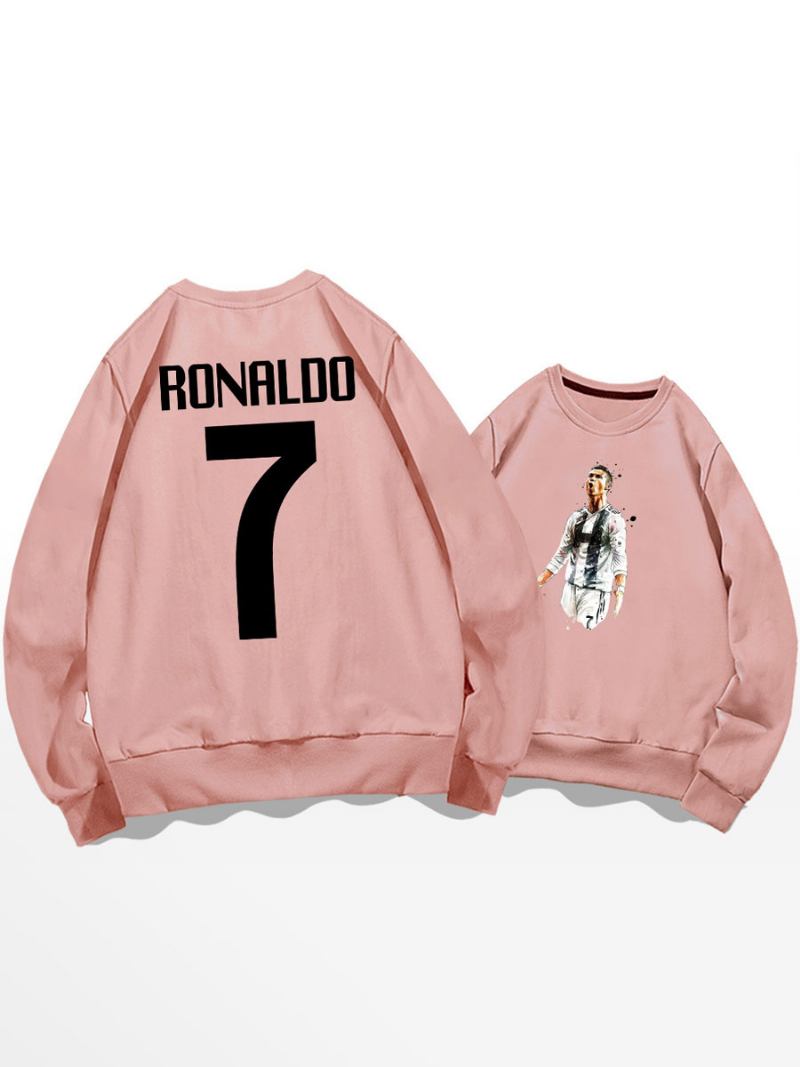 Muška Majica Za Treniranje Cristiano Ronaldo Broj 7 - Ružičasta