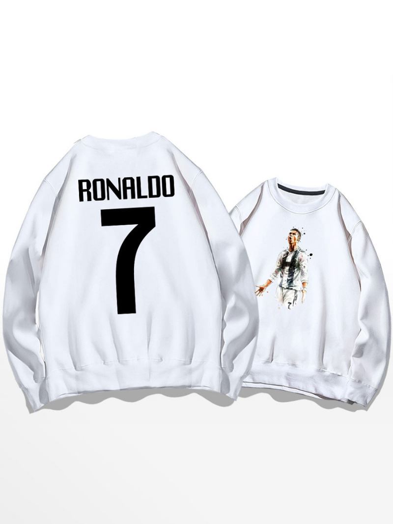 Muška Majica Za Treniranje Cristiano Ronaldo Broj 7 - Bijela