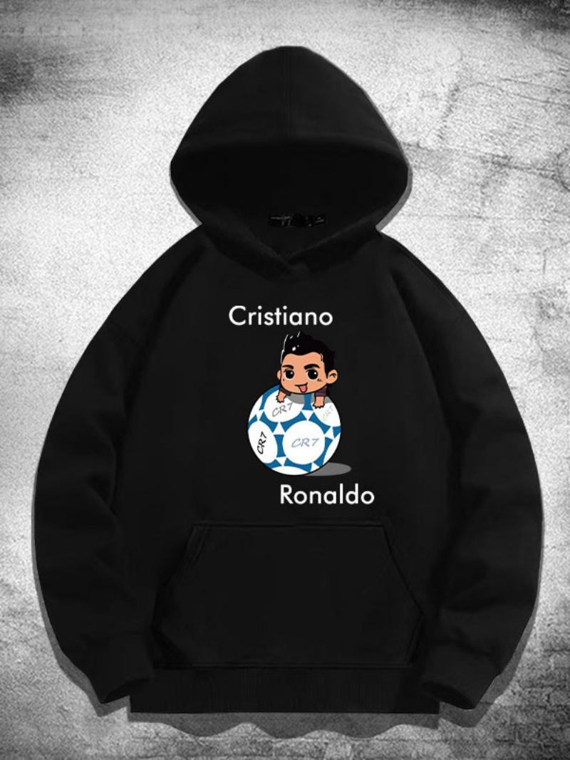 Ronaldo Muška Majica S Kapuljačom Dugih Rukava