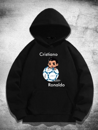 Ronaldo Muška Majica S Kapuljačom Dugih Rukava